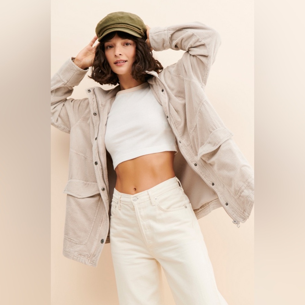 Starla Trapeze Corduroy Jacket